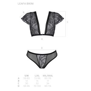 CONJUNTO DE 2 PEÇAS LEAFA BIKINI (PRETO) - Image 5