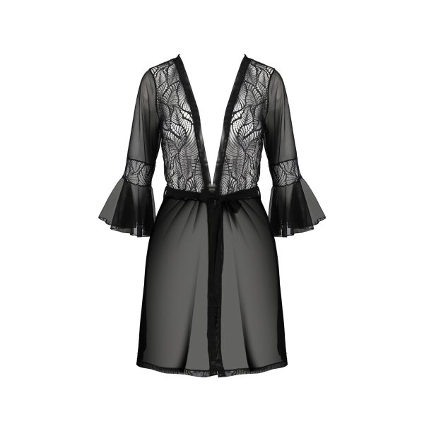 ROBE E TANGA LEAFA (PRETO)
