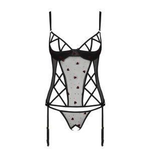 CORPETE E TANGA LOVELIA (PRETO) 9 CORPETE E TANGA LOVELIA (PRETO) - Image 3