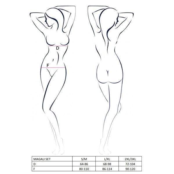 CONJUNTO DE 3 PEÇAS MAGALI VERMELHO DEVIL COLLECTION PASSION