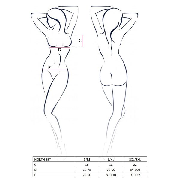 CONJUNTO DE 2 PEÇAS NORTH (PRETO)