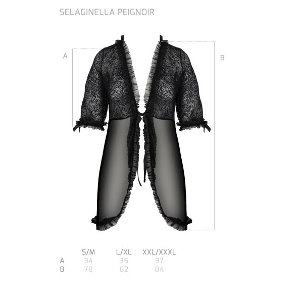 ROBE E TANGA SELAGINELLA (PRETO)