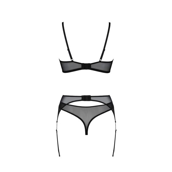 CONJUNTO DE 3 PEÇAS SELAGINELLA (PRETO)