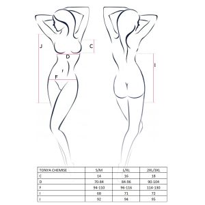 CAMISA DE NOITE E TANGA TONYA (PRETO) 10 CAMISA DE NOITE E TANGA TONYA (PRETO) - Image 5