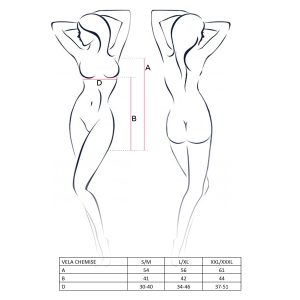 CAMISA DE NOITE E TANGA VELA (PRETO) 6 CAMISA DE NOITE E TANGA VELA (PRETO) - Image 3