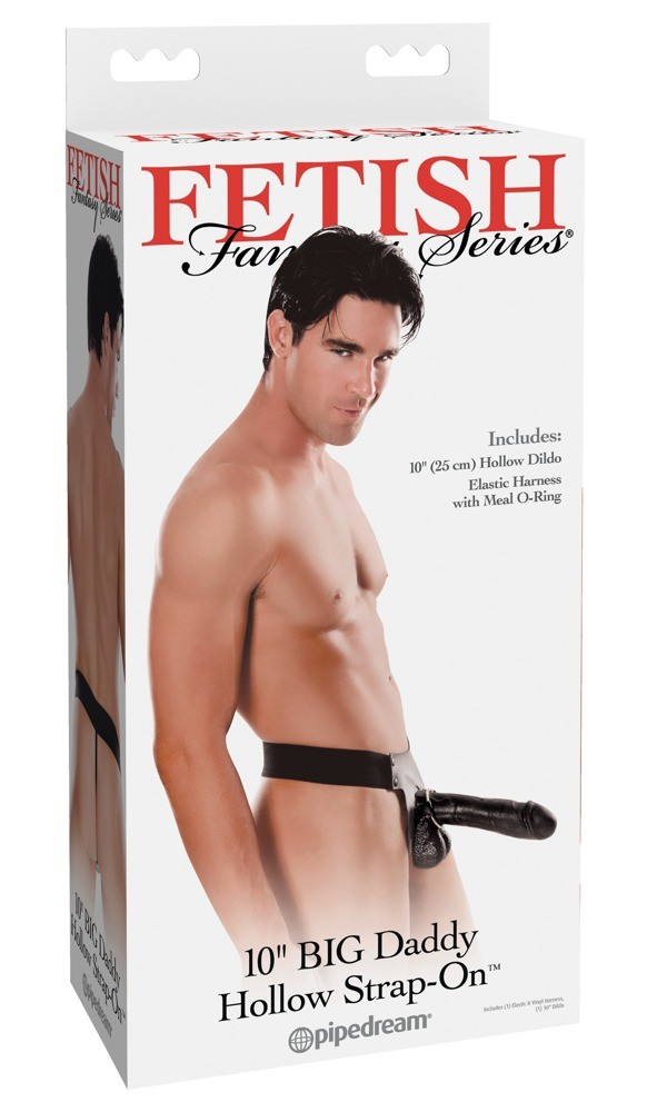 STRAP-ON OCO BIG DADDY (PRETO) | 25 CM