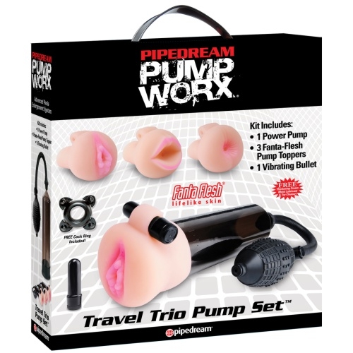 KIT TRAVEL TRIO PUMP SET