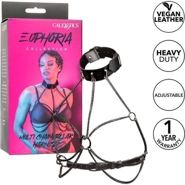 BODY CHAIN COM COLEIRA EUPHORIA | TAMANHO PADRÃO