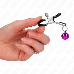 PINÇAS PARA MAMILOS COM SININHOS (ROXO) 6 CM - Image 4