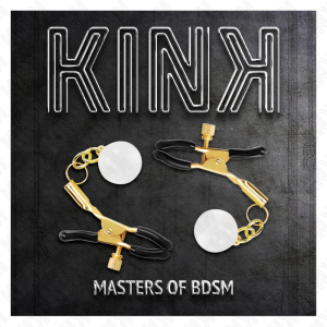 PINÇAS PARA MAMILOS COM PINGENTE DE VIDRO (DOURADO) 6 CM - Image 5