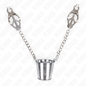 PINÇAS PARA MAMILOS COM BALDES (PRATEADO) - Image 2