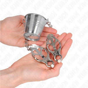PINÇAS PARA MAMILOS COM BALDES (PRATEADO) - Image 3