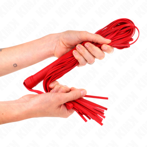 CHICOTE BDSM KINK PVC MACIO (VERMELHO) | 70 CM - Image 3