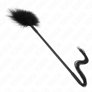 CHICOTE BDSM KINK COM PLUMAS | 47 CM - Image 2