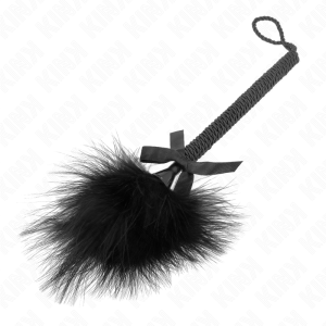 CORDA MASSAJADORA COM ESPANADOR KINK (PRETO) | 25 CM - Image 4