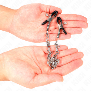 PINÇAS PARA MAMILOS COM CORRENTE GROSSA 7 CM - Image 3