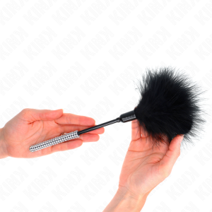ESPANADOR KINK COM DIAMANTES DE IMITAÇÃO | 27 CM - Image 5