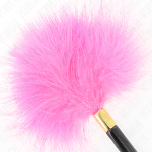 ESPANADOR PARA CÓCEGAS KINK (DOURADO E ROSA) | 18 CM - Image 3