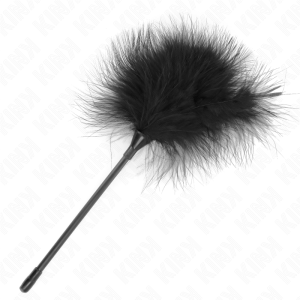 ESPANADOR PARA CÓCEGAS KINK BDSM (PRETO) | 27 CM - Image 2