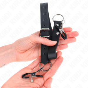 PINÇAS PARA MAMILOS E CLÍTORIS 4 GANCHOS | 34-48 CM - Image 3