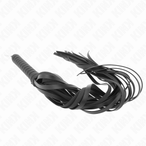 CHICOTE BDSM KINK COM ANILHA (PRETO) | 65 CM - Image 4