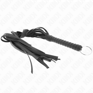 CHICOTE BDSM KINK COM ANILHA (PRETO) | 65 CM - Image 5