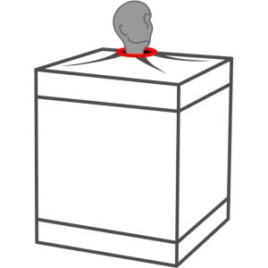 CABINE ERÓTICA BUKKAKE (PRETO E VERMELHO) - Image 4