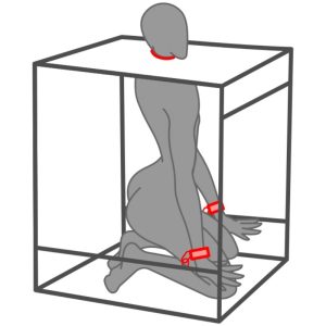 CABINE ERÓTICA BUKKAKE (PRETO E VERMELHO) - Image 3