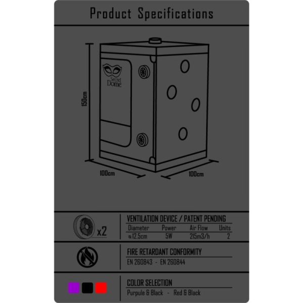 CABINE ERÓTICA SCANDALE (PRETO E VERMELHO)