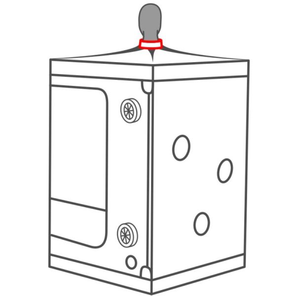 CABINE ERÓTICA SCANDALE (PRETO E VERMELHO)