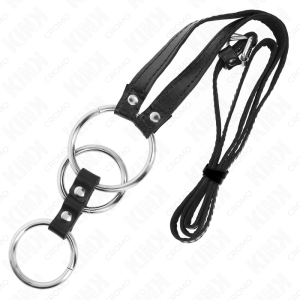 ANEL PARA O PÉNIS TRIPLO COM CINTURÃO | 3.8 CM A 5 CM / 112 CM - Image 4
