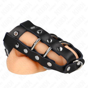ANEL PARA O PÉNIS COM JAULA DE CASTIDADE E CADEADO - Image 2
