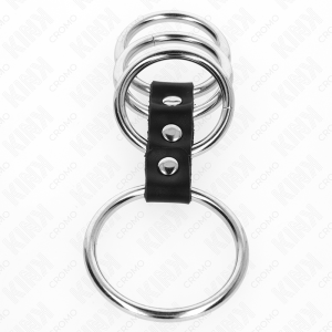 ANEL PARA O PÉNIS 4 COM COURO SINTÉTICO | 3.7 CM A 5 CM - Image 3
