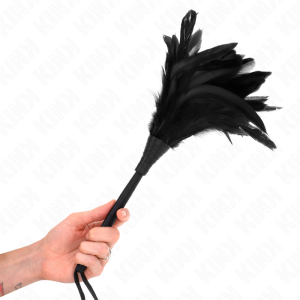 ESPANADOR KINK EM FORMA DE UTENSÍLIO DE CRIADA (PRETO) | 36 CM - Image 2
