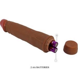 BAILE - DWARF VIBRADOR REALÍSTICO 21 CM MULATO - Image 3