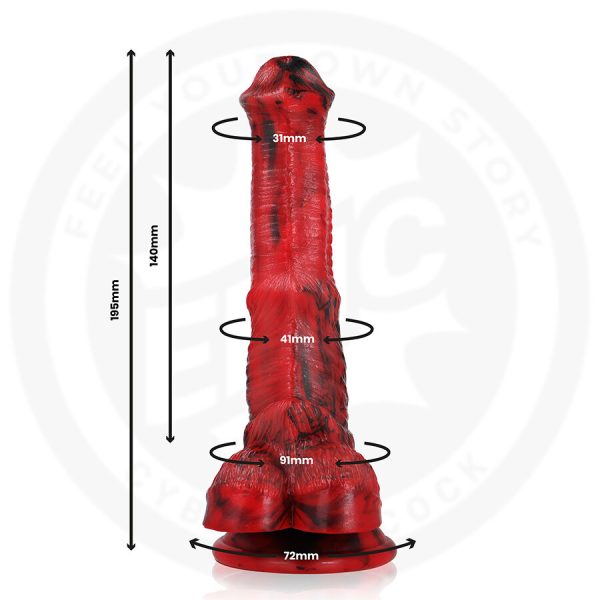 DILDO VULCANUS DRAGÃO DA NOITE