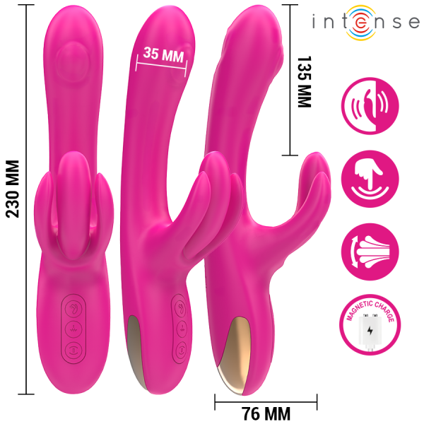 VIBRADOR BRITNEY RABBIT (ROSA) | 23 CM
