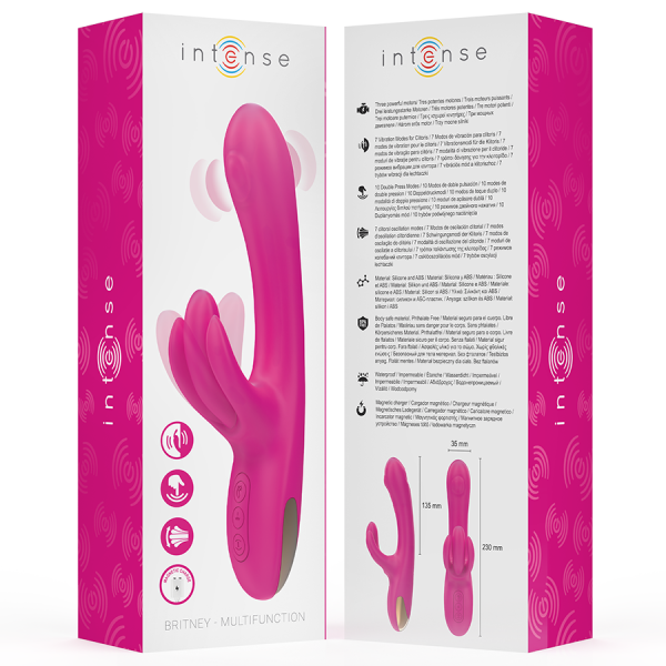 VIBRADOR BRITNEY RABBIT (ROSA) | 23 CM