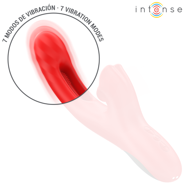 VIBRADOR JESSICA COM ESTIMULADOR DE CLÍTORIS | 24,8 CM