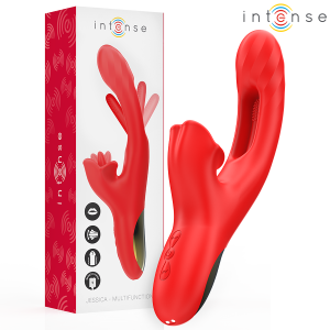 VIBRADOR JESSICA COM ESTIMULADOR DE CLÍTORIS | 24,8 CM - Image 2