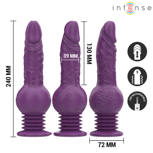 VIBRADOR TATUM UP AND DOWN (ROXO) | 24 CM - Image 3