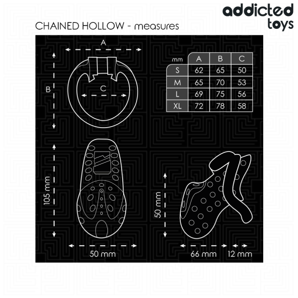 JAULA DE CASTIDADE CHAINED HOLLOW