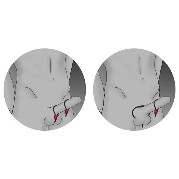 ANÉIS PARA O PÉNIS PRESTIGE COMPATÍVEIS COM ELETROESTIMULADOR (PRETO)