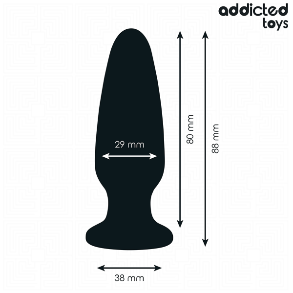 PLUG ANAL COM JOIA TAMANHO S | 8.8 CM