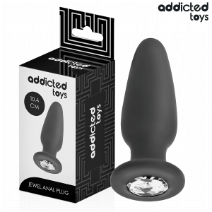 PLUG ANAL COM JOIA TAMANHO M | 10.4 CM 6 PLUG ANAL COM JOIA