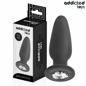 PLUG ANAL COM JOIA TAMANHO L | 12.6 CM 6 PLUG ANAL COM JOIA