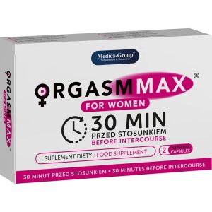 SUPLEMENTO ORGASM MAX PARA MULHER | 2 CÁPSULAS 1 SUPLEMENTO