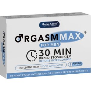 SUPLEMENTO ORGASM MAX PARA HOMEM | 2 CÁPSULAS 1 SUPLEMENTO