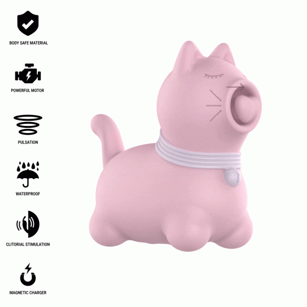 ESTIMULADOR PUPPY (LÍNGUA COM ROTAÇÃO) | ROSA