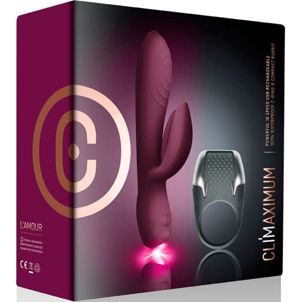 KIT COM VIBRADOR + ANEL PARA O PÉNIS LAMOUR